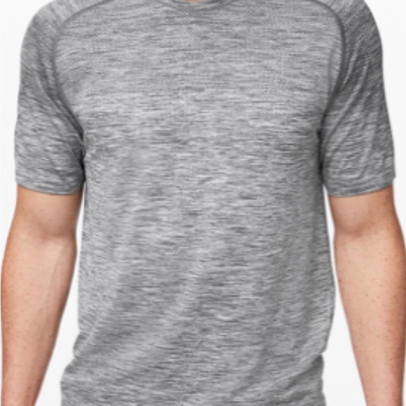 Lululemon Athletica Gray Short Sleeve Tee Performance Fabric - Picture 2 of 3